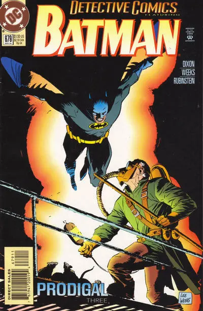 DETECTIVE COMICS #679 F/VF, Batman, Direct, DC 1994 Stock Image