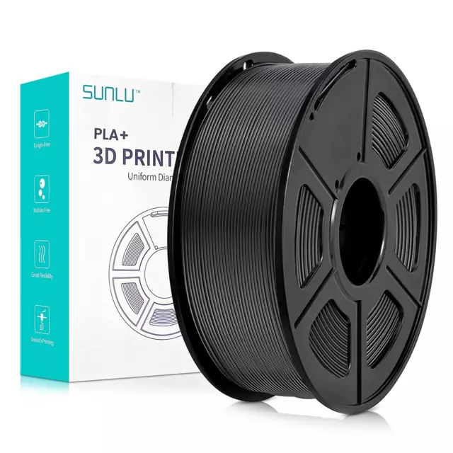 SUNLU Filamento PLA+ 1.75Mm 1KG, Neatly Wound, Filamento per Stampante 3D PLA Pl