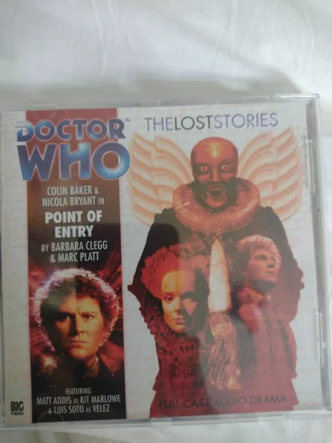 Doctor Who Point of Entry, 2010 Big Finish audio book CD