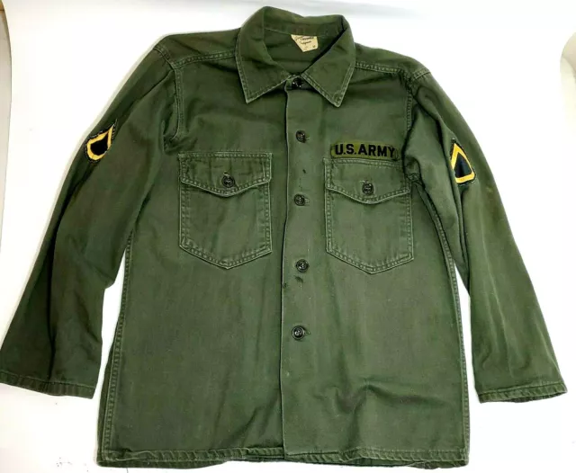 VINTAGE MEN'S 1950S 1960s Private Purchase US Army Trooper Fatigues