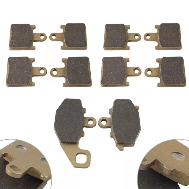 Champagne Gold Front Rear Brake Pads Fit For KAWASAKI ZX6R ZX 600 07-16