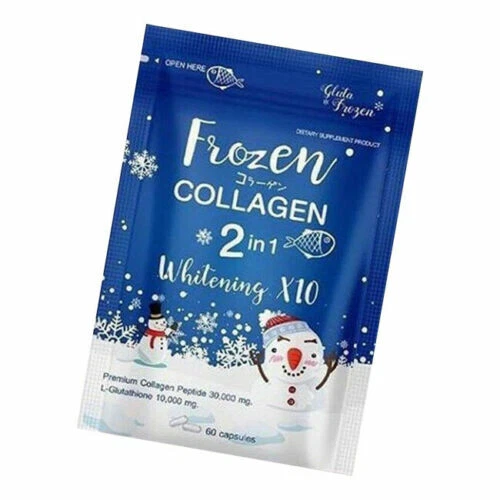 3X Gluta Frozen Collagen 2 In 1 whitening X10 Nourish the skin look Younger
