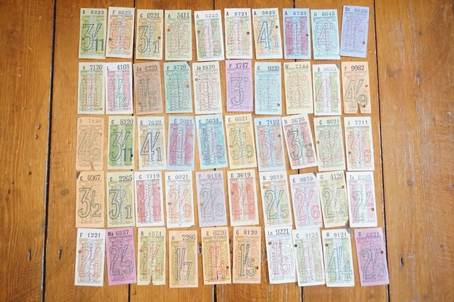 Original London Transport Reisebusse Busticket x50 Ref L