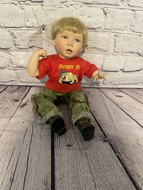 Ashton Drake Marine Military Doll Titus Tomescu Semper Fi Usmc