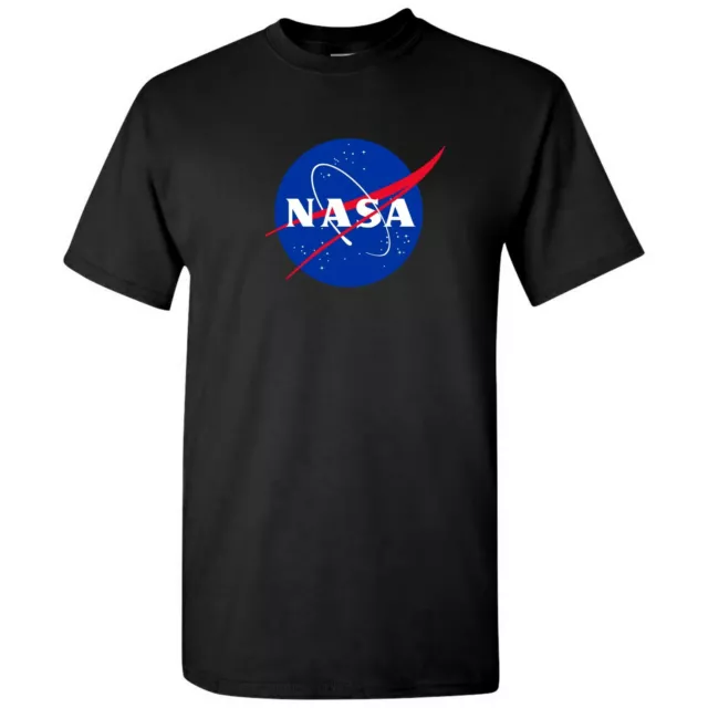 NASA Logo Adult T-Shirt - National Aeronautics and Space Administration T Shirt