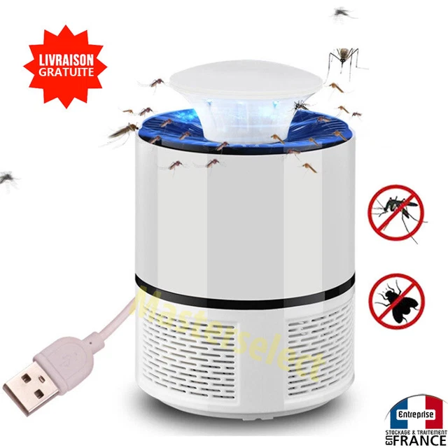 Bombilla UV Trampa Para Anti Mosquitos Efectivo Sin Kill Contra No Tóxico Blanco