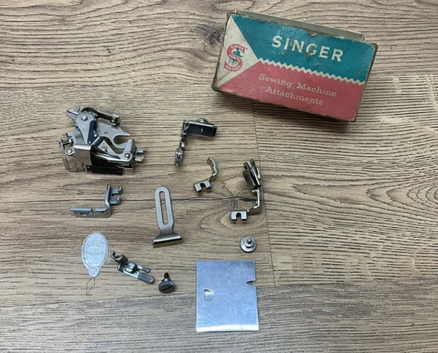 Vintage SINGER Sewing Machine Feet / Accessories 161127, 86742, 121464 & Others