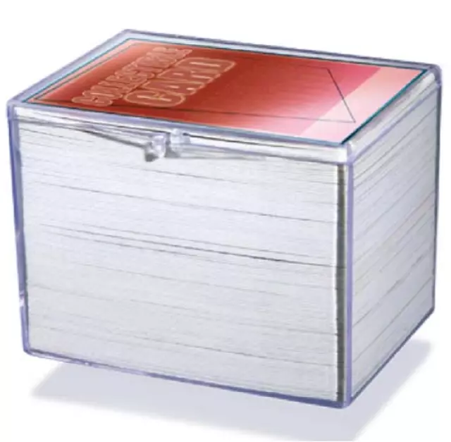 (Lote De 10) Ultra PRO 150-Card Bisagra Plástico Cajas Soportes Para Intercambio