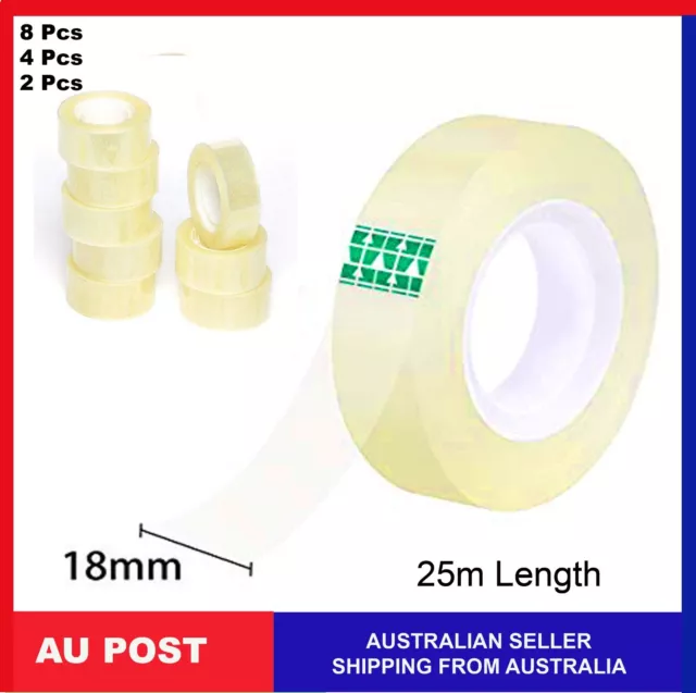 Clear Sticky Tape Refills Quality made Size 18mm × 25M