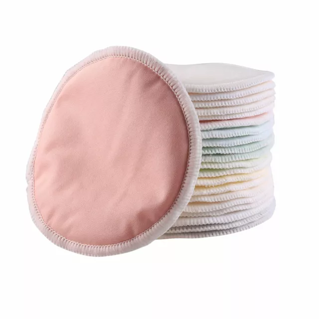 UP16PCS Bamboo Reusable Breast Nursing Breastfeeding Washable Soft Organic Pads 2