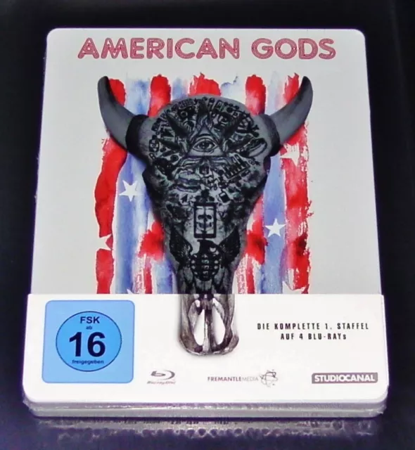 American Gods Die Komplette Staffel 1 Limitierte Steelbook Blu Ray Neu & Ovp