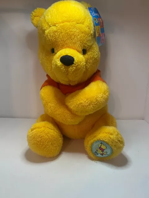 NOS with Tags Disney Winnie the Pooh 95th Anniversary 13.5" Plush VERY NICE