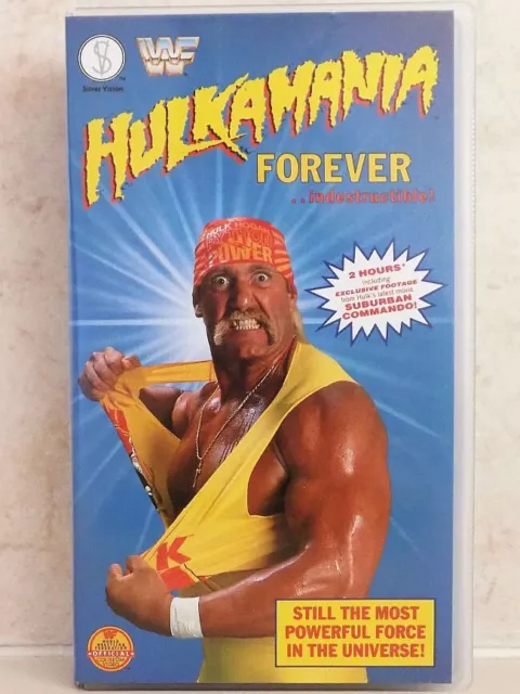 WWF HULKAMANIA FOREVER 1991 Wrestling Vhs Video Tape Pal Wwe Hasbro ...