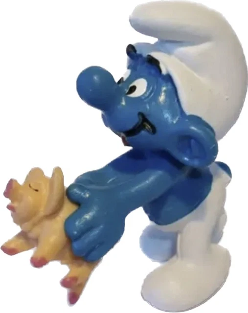 Schtroumpf :COCHON Promo  Schleich Peyo TBE . Rarissime