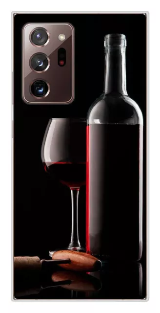 Bedruckte Silikonhülle kompatibel mit Samsung Galaxy Note 20 Ultra Wine