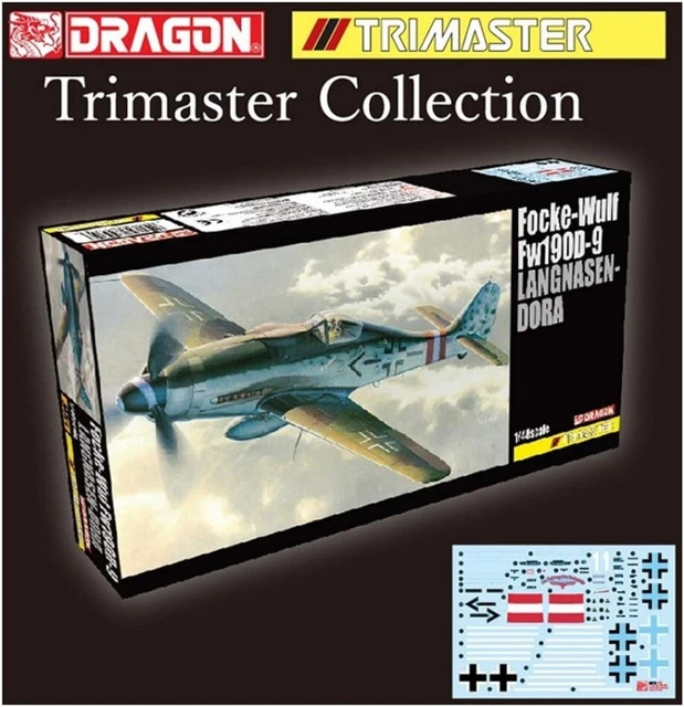 DRAGON D5575 FW190D-9 LANGNASEN-DORA KIT 1:48 Modellino EUR 41,40 ...