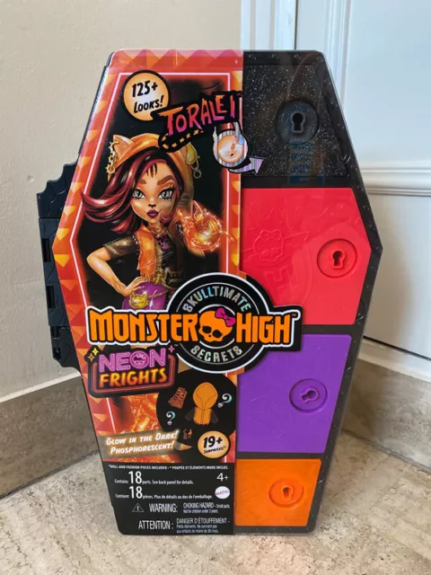 Monster high neón frights skulltimate secrets Toralei neuve