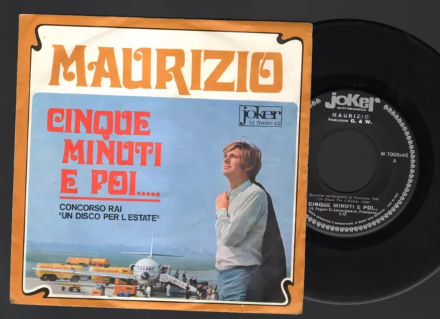 DISCO ESTATE 68-MAURIZIO CINQUE MINUTI E POI../UN'ORA BASTERA'-DALIDA cover ITAL