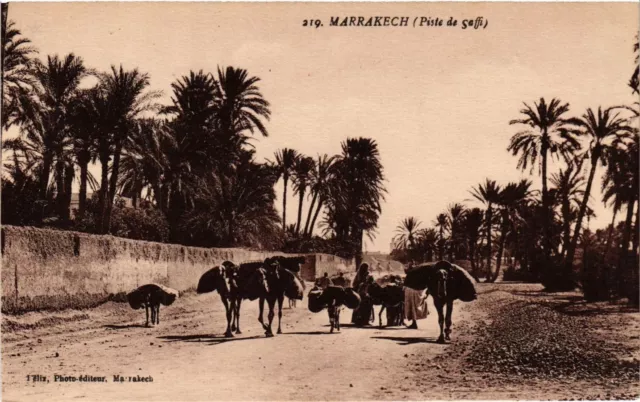 Cpa Ak Marrakech - Saffi Morocco Track (796511)