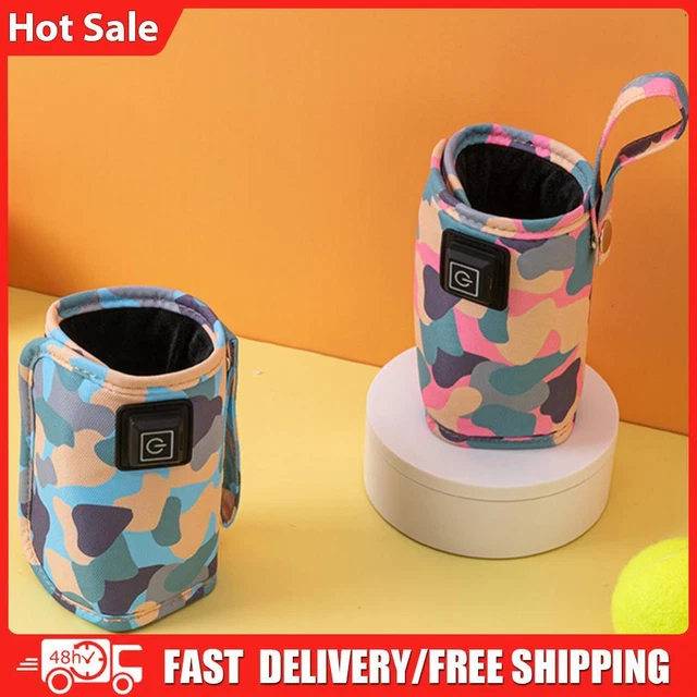 USB Heating Milk Warmers Safe Feeding Bottle Warmer Bag Portable for Home Travel