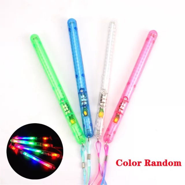 4-Packs Flashing Wand LED Light Up Glowing Stick Blinking Concert Party Supplies