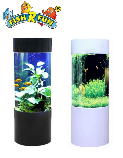NEW FISH R Fun Gloss Acrylic 80 Ltr Fish Aquarium Cylinder Tank 2