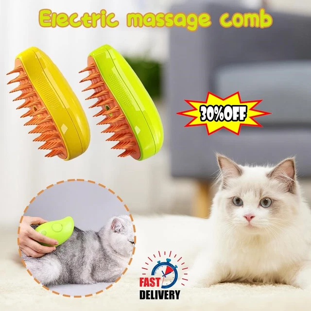 Spazzola vapore per gatti, spazzola a vapore per gatti 3 in 1, spazzola a vapore autopulente per gatti vendita