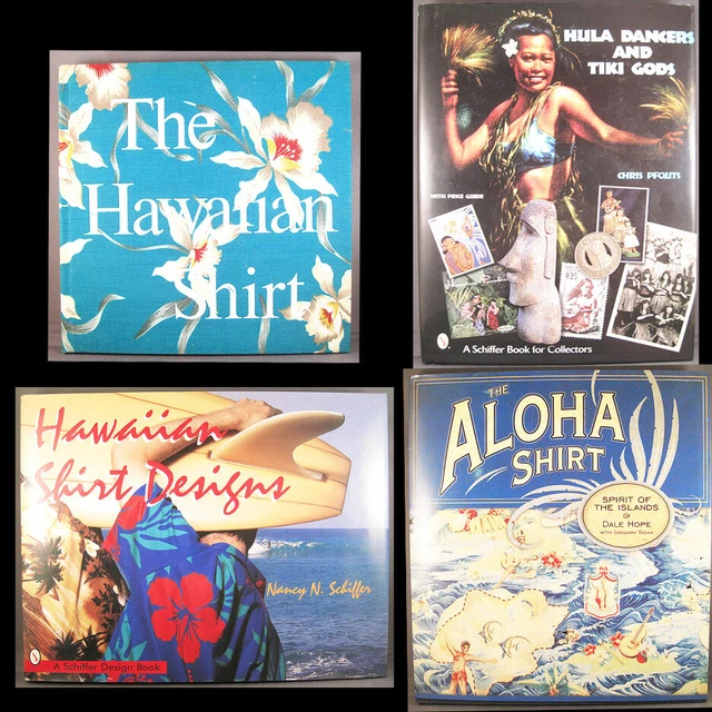 Hawaiian Shirt 1st ed, hula dancers & tiki gods, Haw Shirt Designs, Aloha Shirt