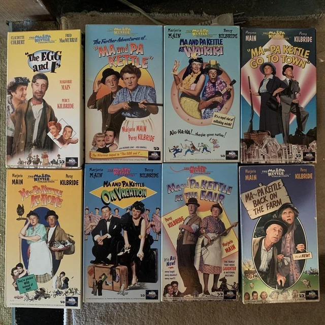 MA & PA Kettle VHS Lot NEW SEALED On Vacation + Back On The