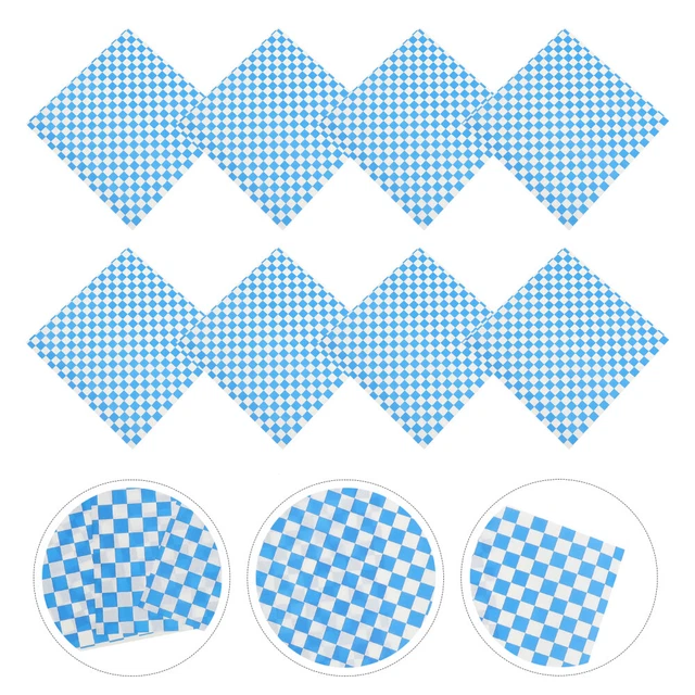 50 Sheets Food Wrapping Greaseproof Liners Sandwich Paper French Fries Food