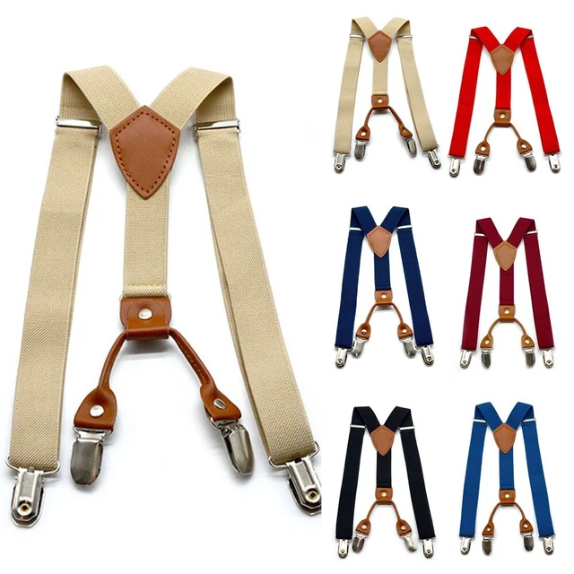 1X Fashion Style Soft M Shap Adjustable Suspender Elastic Material Band 2.5*65cm