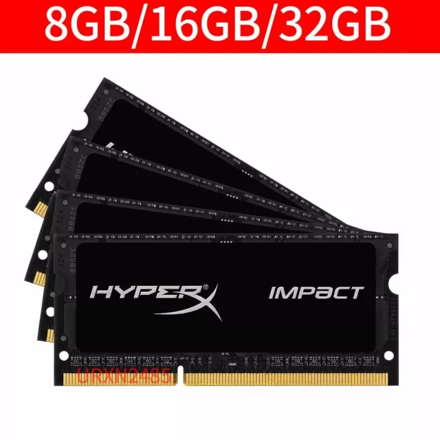 32GB 16GB 8GB 1866MHz DDR3L PC3L-14900 SODIMM Laptop Memory HyperX Impact LOT BT