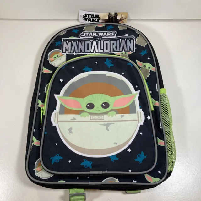 Star Wars Baby Yoda The Mandalorian Kids Premium Backpack School Rucksack Bag