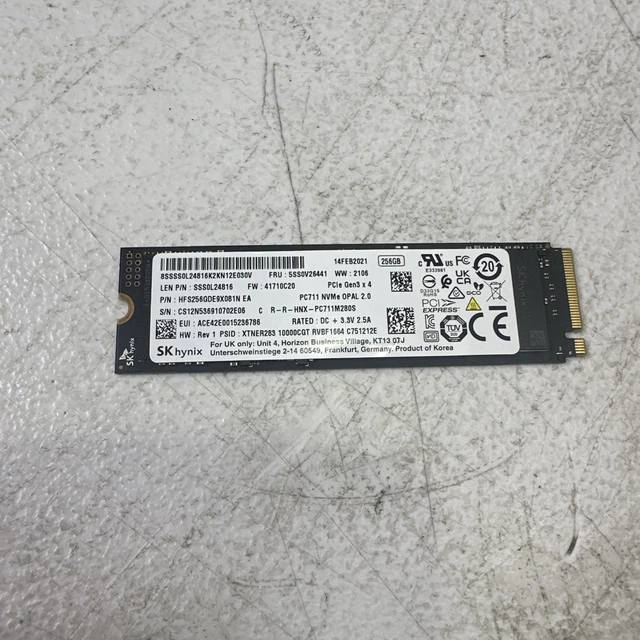 SK HYNIX PC711 HFS256GDE9X081N 256 GB NVMe 80mm SSD
