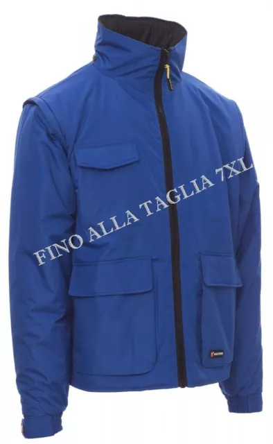 Taglie Forti Uomo Giubbotto Bomber Caldo Impermeabile S 7Xl  No Maxfort