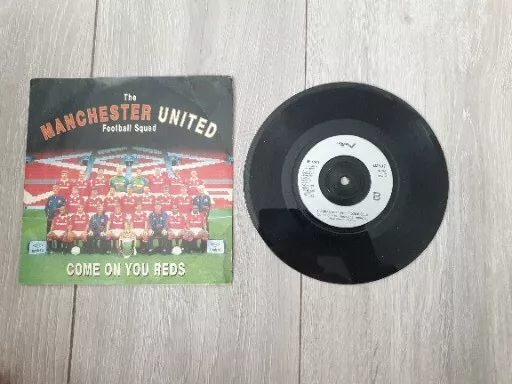 Manchester United Football Team - Come On You Reds (7", Single) Vinyl