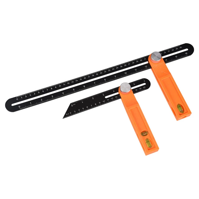 SLIDING TBEVEL WOODEN Marking Gauge Protractor Woodworking Angle