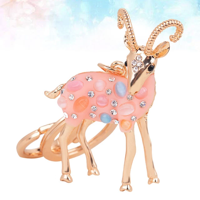 Portachiavi Scintillanti Diamanti Animali Portachiavi Carte Chiavi Strass Borsa