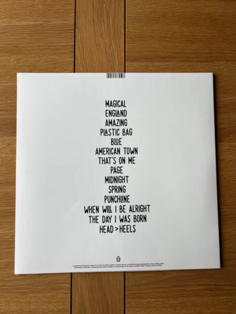 Ed Sheeran - Autumn Variations - Limited Edition WHITE Sticker Sheet Vinyl LP