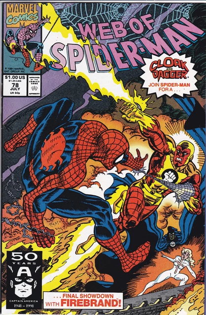 Web of Spider-Man #78 Vol. 1 (1985-1998, 2012)Marvel Comics,High Grade,Direct