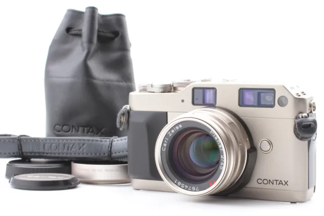 Contax G1 Rangefinder Film Camera + Planar T 45mm f/2 Lens w/Hood [N MINT] JAPAN