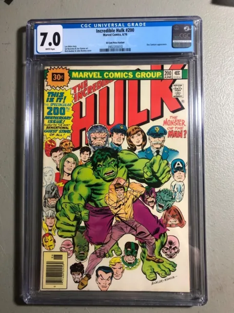 Incredible Hulk #200, CGC FN/VF 7.0, 30 Cent Price Variant