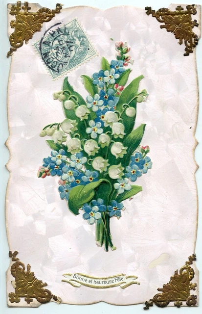 Fancy Postcard / Cuts / Good And Happy Party / Thrush Flowers