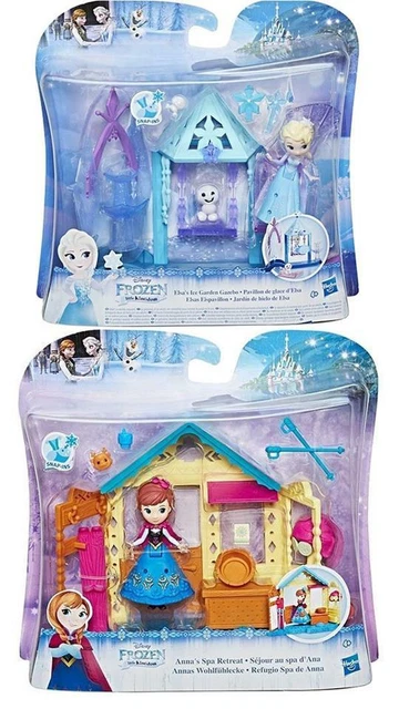 Disney Frozen Little Kingdom Figur Anna Spa Retreat Elsa Eisgarten Pavillon
