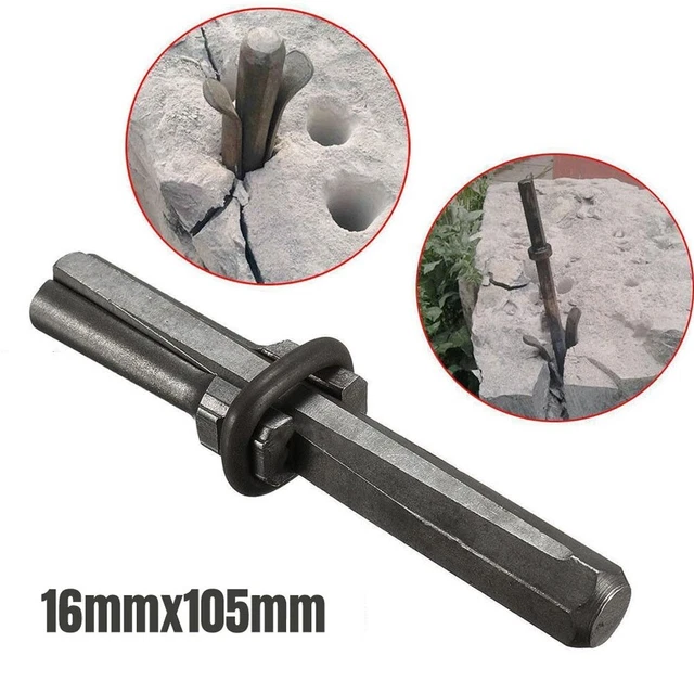 Herramienta de mano astilla de piedra 105 mm de longitud hormigón enchufe de metal de alta calidad