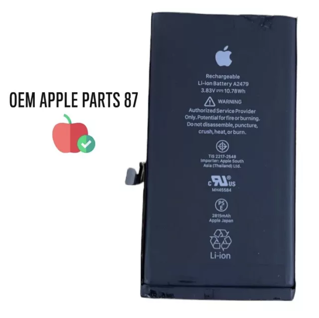 iPhone 12/ 12 Pro Battery Replacement OEM Genuine Apple Battery Health 97%+ 2