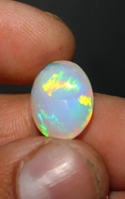 opal Gemstone Welo Fire Ethiopian big 16x12.5 MM Natural Oval Cut faceted opal