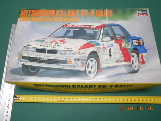V041 MITSUBISHI GALANT VR4 RALLYE MONTE CARLO 1991 N°8 KENNETH ERIKSSON VIRATE