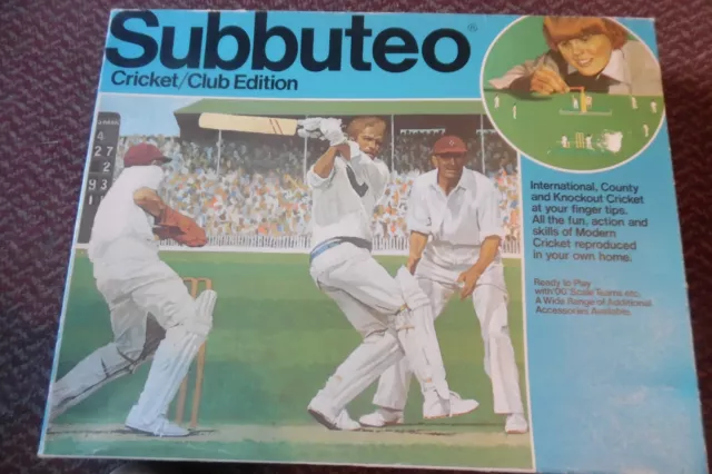 Subbuteo Cricket Set Club Edition