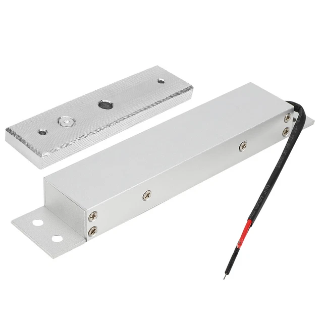 180 kg 397 lb Cerradura de puerta integrada DC12V Cerradura magnética Puerta de metal para puerta de madera